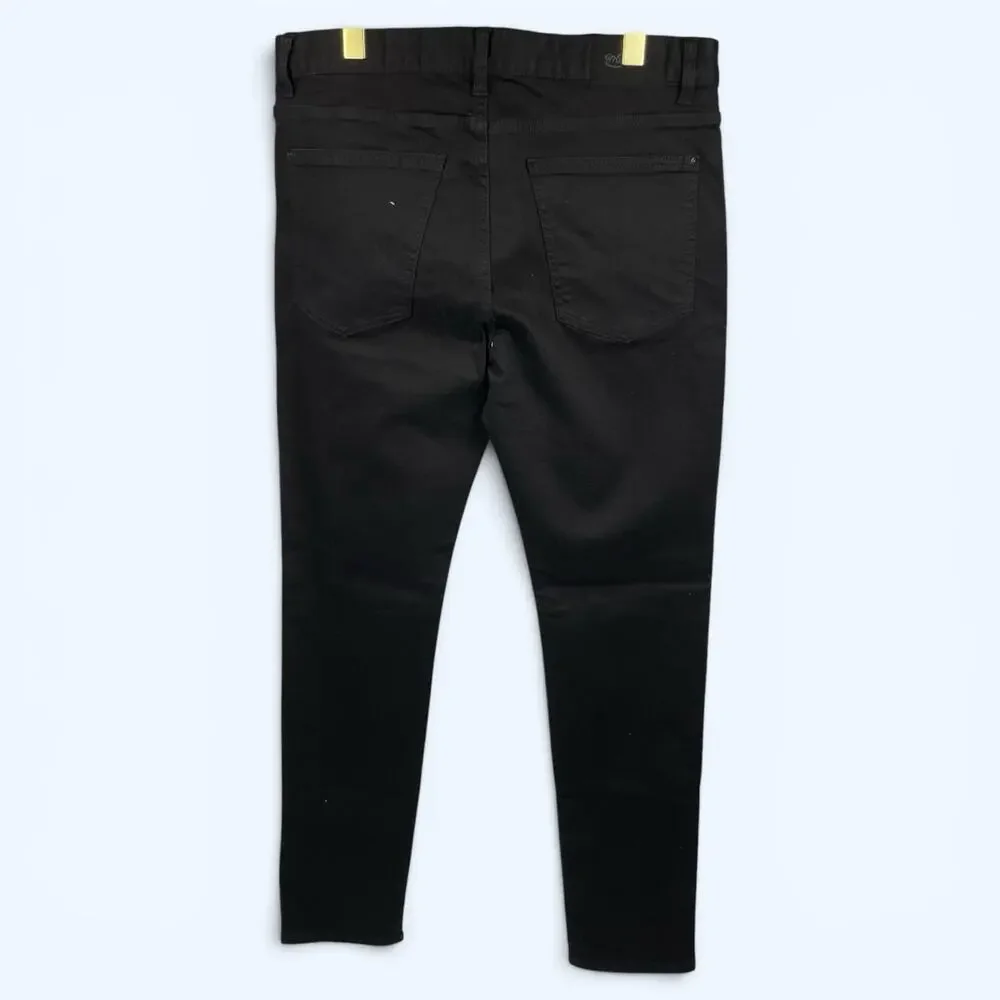 Mackeen Gothica Jeans Men's Skinny Slim Fit Black Flames 36x34